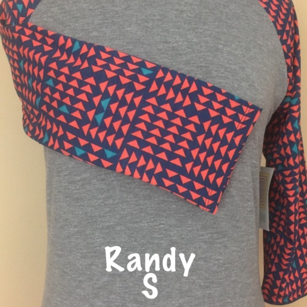 LuLaRoe Randy Baseball T new with tags